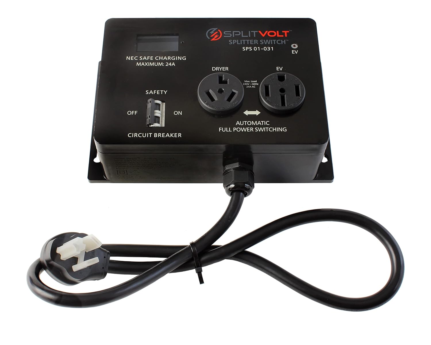 Splitvolt Splitter Switch NEMA 10-30 / 14-50 Upgrade