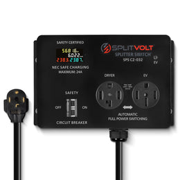 The Safety Certified Splitvolt Splitter Switch NEMA 14-30  / 14-50
