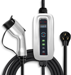 EV Charger Portable Level 2 - NEMA 10-30 EV Charging Station Level 2 (NEMA 10-30 24 Adjustable)