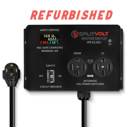 Splitvolt Safety Certified Splitter Switch NEMA 14-30 (Refurbished)